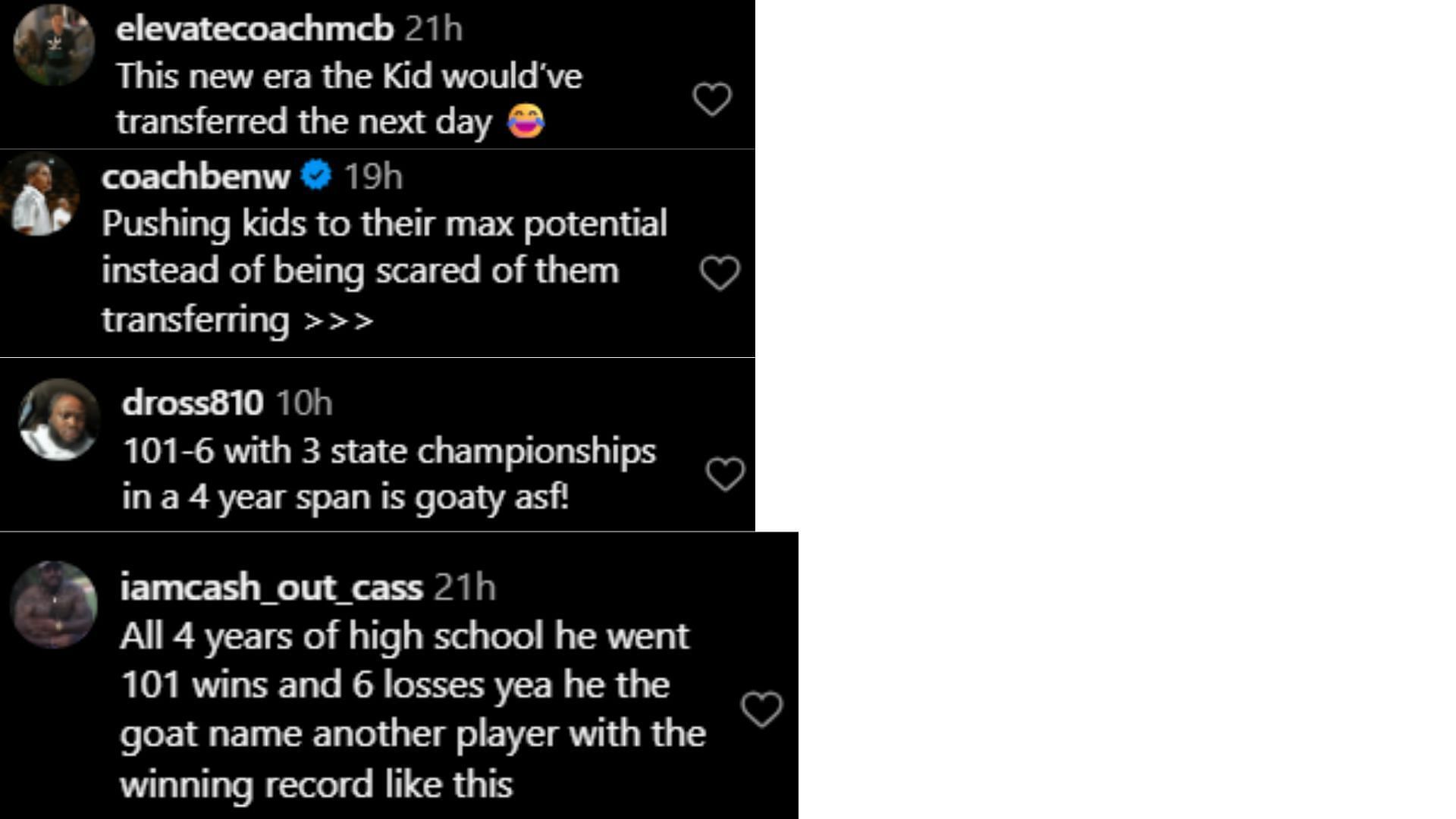 Hoops fans react as LeBron James recalls a tough moment from back in high school (image credit: instagram/sportscenternext)